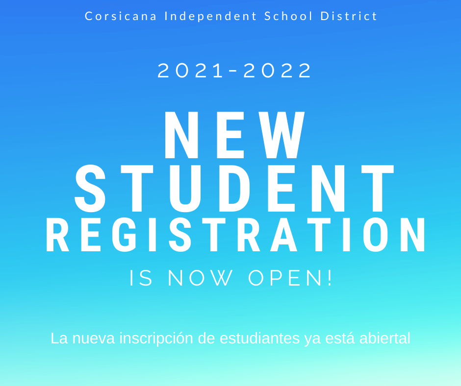 New student registration  